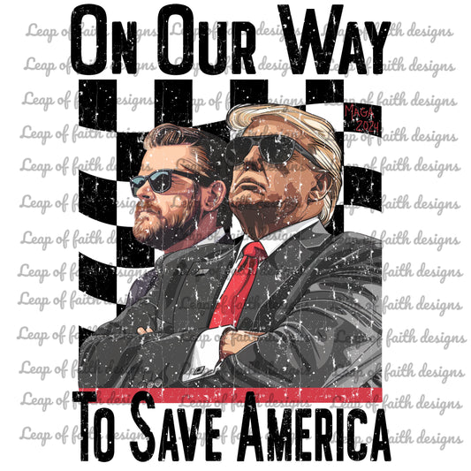 Distressed On our way to save America