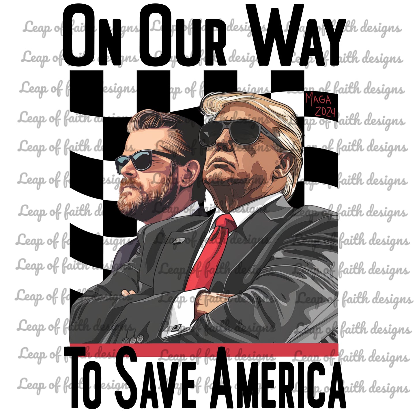 (Bundle)On our way to save America trump Vance