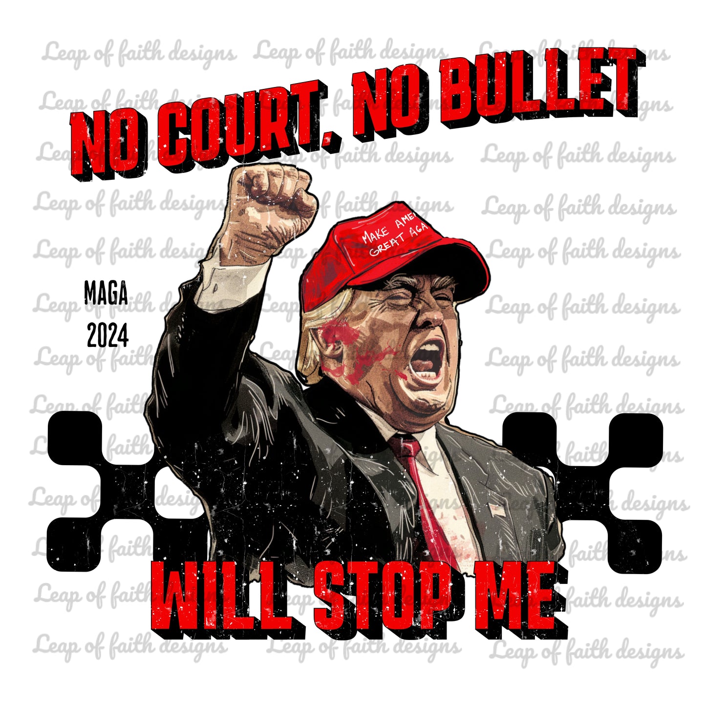 No court no bullet trump