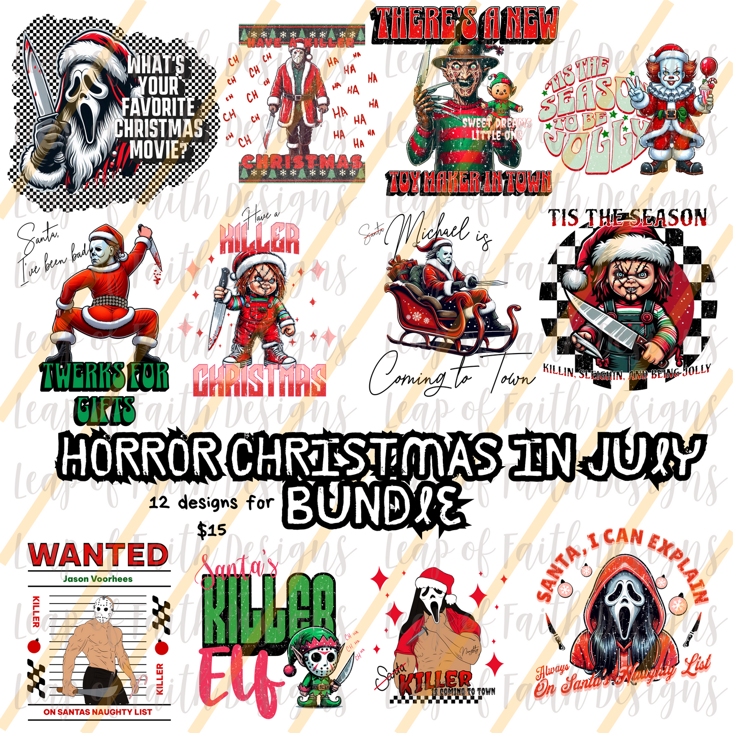 Horror Christmas in July bundle