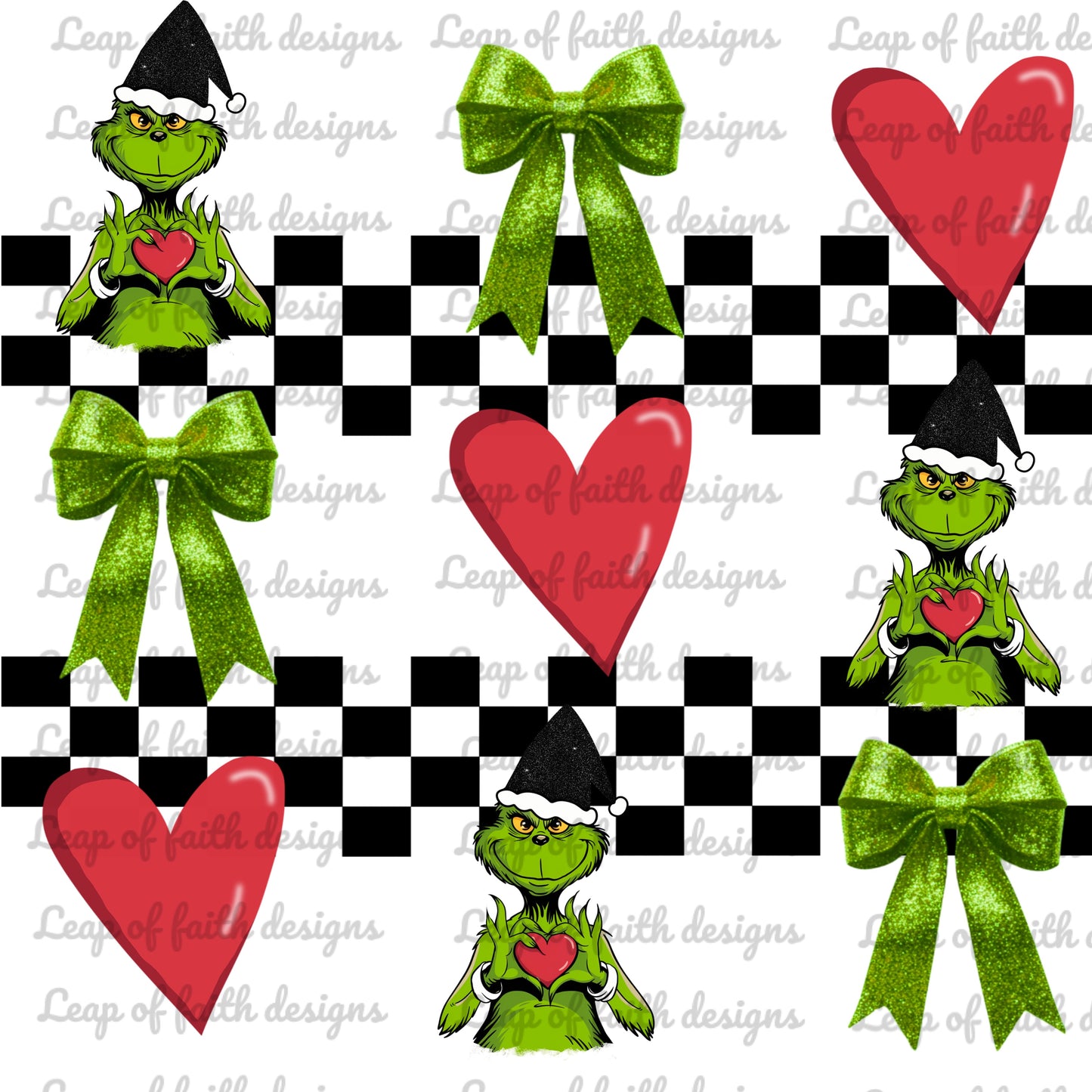 Grinch heart coquette