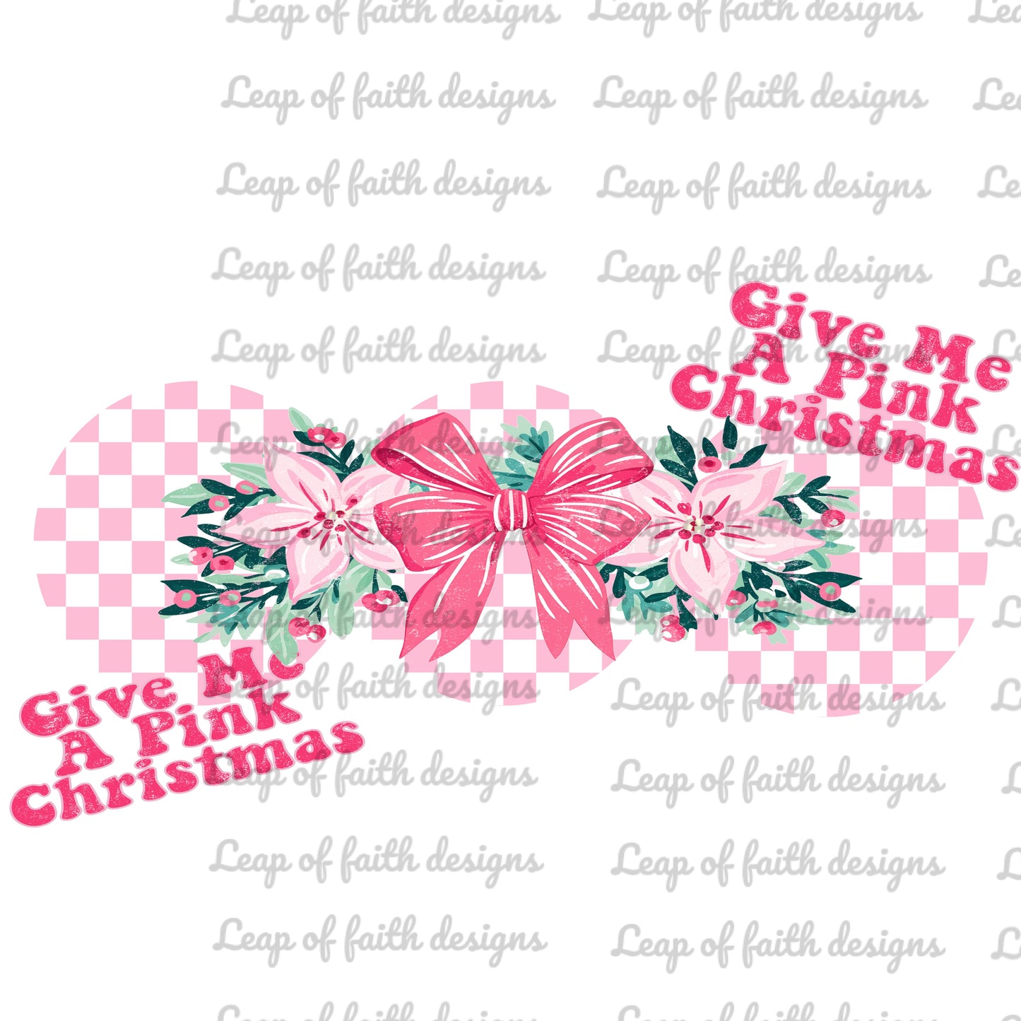 Give me a pink Christmas with sleeve