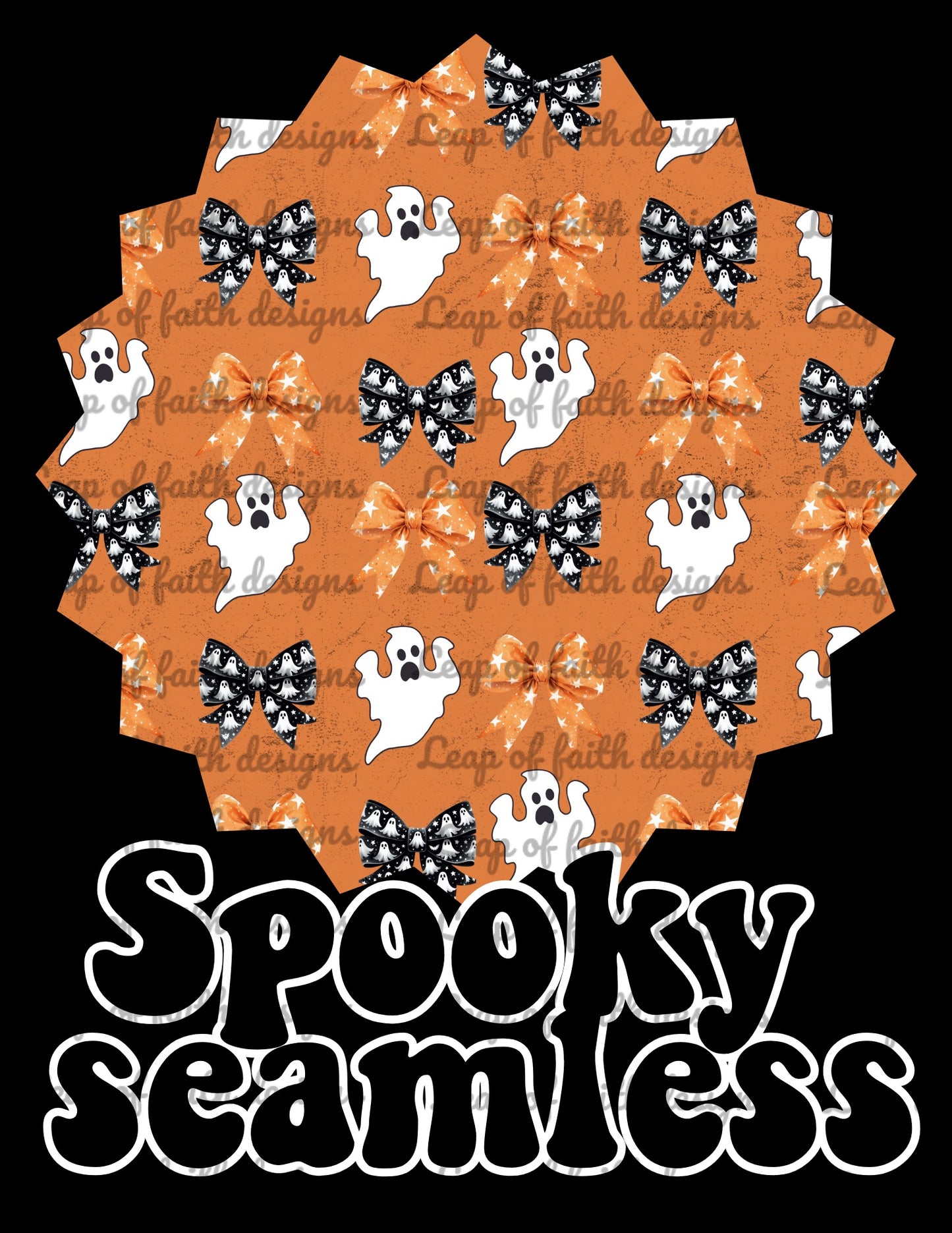 Spooky coquette seamless file