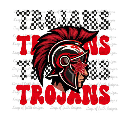 Trojans red mascot