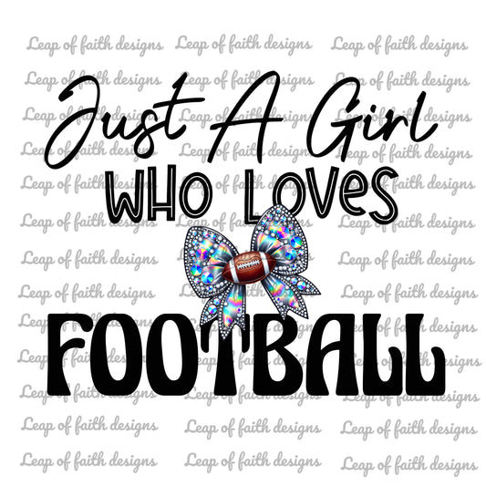 Just a girl who loves football