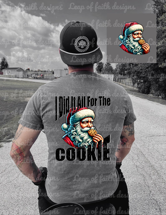 I did it all for the cookie Men’s png with pocket