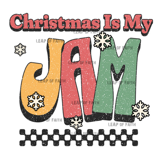 Christmas is my jam retro