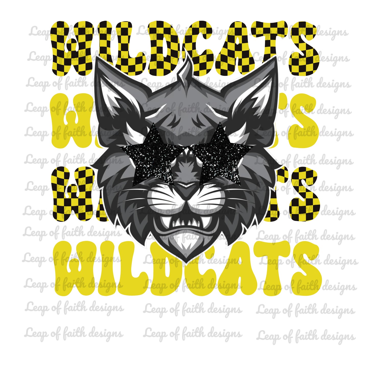 Wildcats yellow mascot