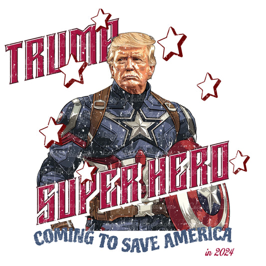 SUPERHERO TRUMP CAPTAIN AMERICA