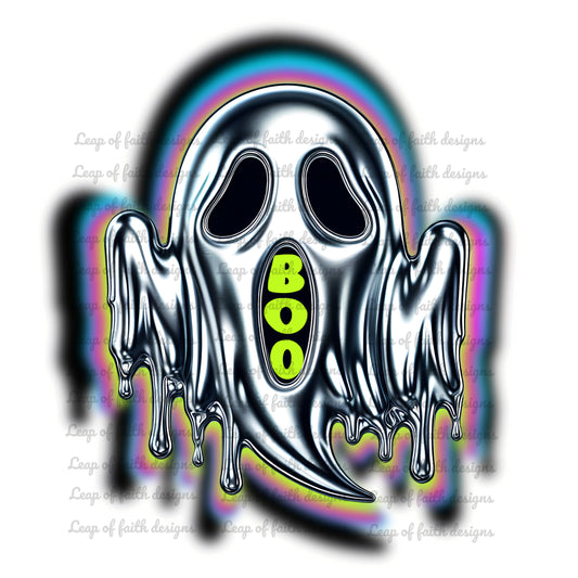 Boo neon ghost