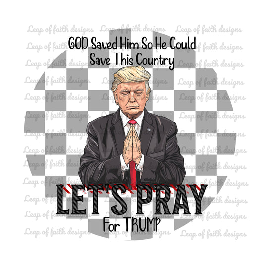 Let’s pray for trump