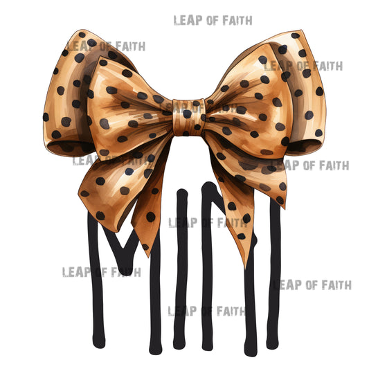 Mini brown bow