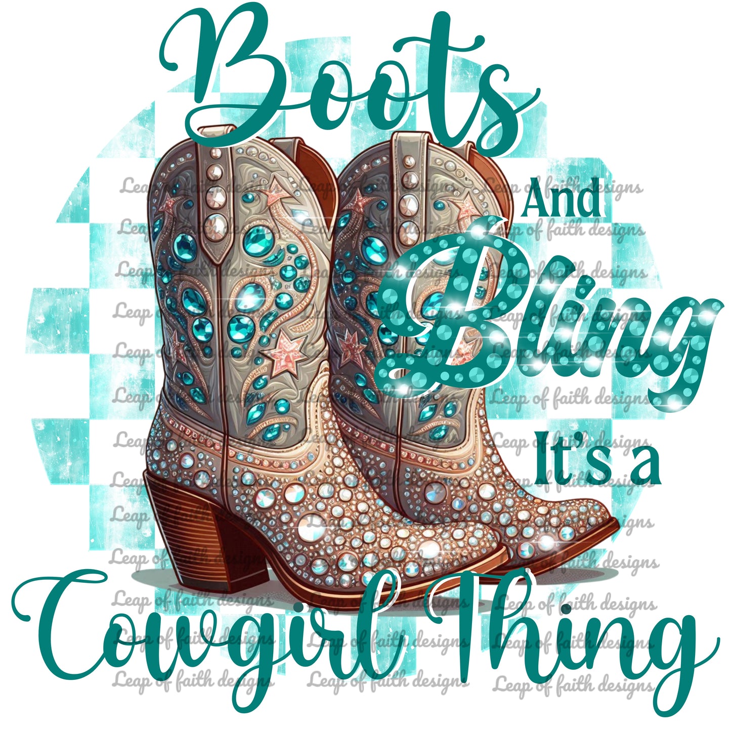 Boots and bling it’s a cowgirl thing