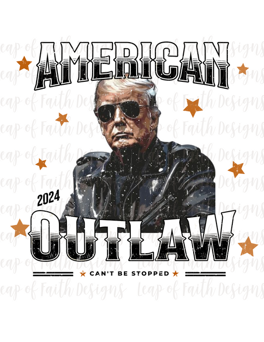 American outlaw TRUMP design