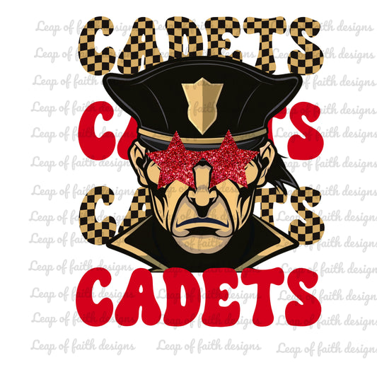 Cadets gold mascot