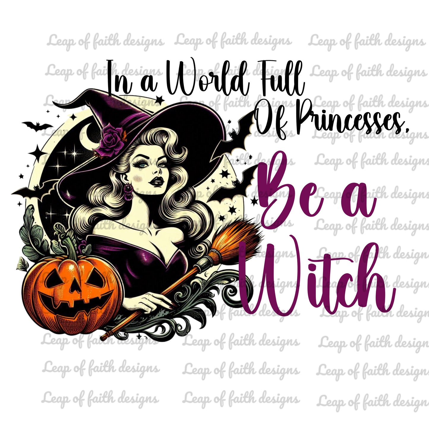 In a word of princesses be a witch