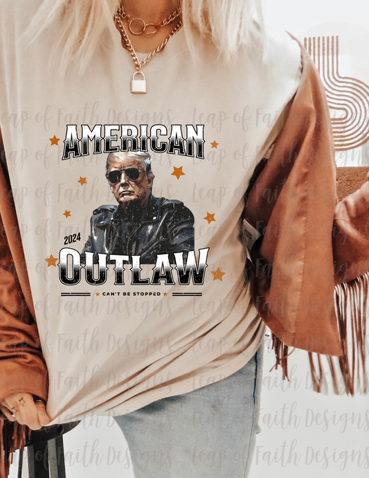 American outlaw TRUMP design