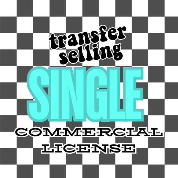 Single use commercial license (per design)