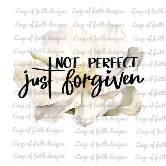 Not perfect just forgiven