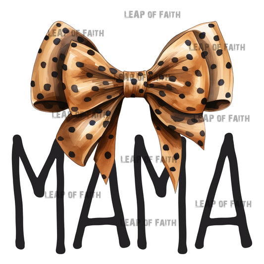 Mama brown bow