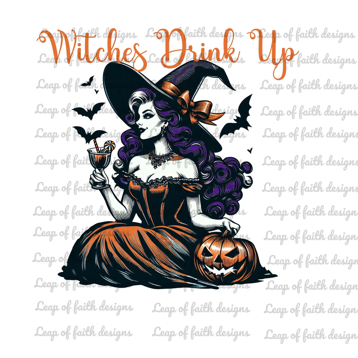 Witches drink up