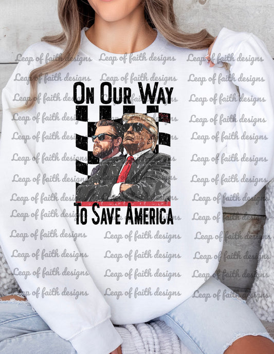 Distressed On our way to save America