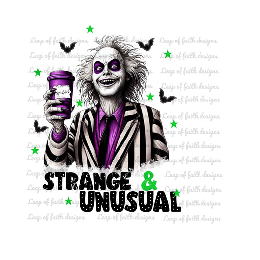 Strange and unusual before coffee beetlejuice with pocket design