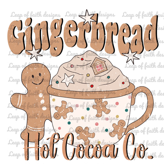 Gingerbread hot cocoa co