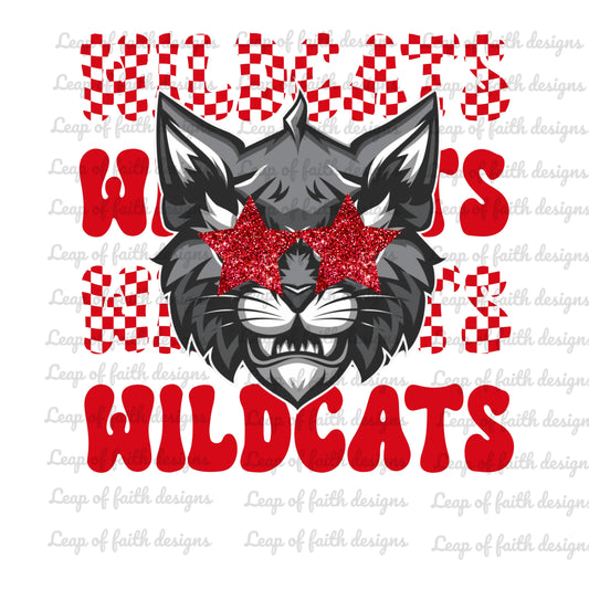 Wildcats red mascot