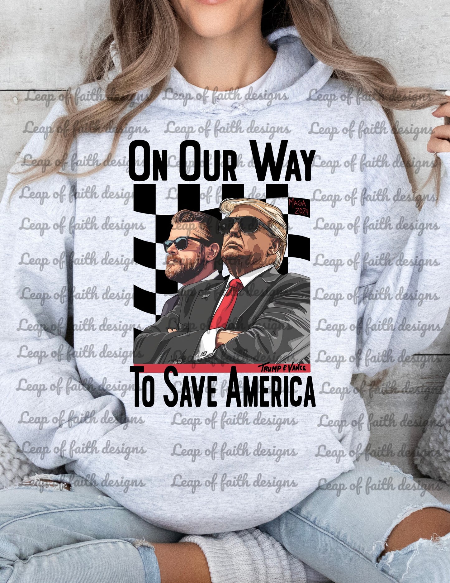 (Bundle)On our way to save America trump Vance