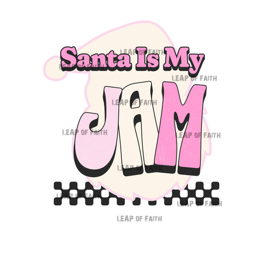 Santa is my jam pinks