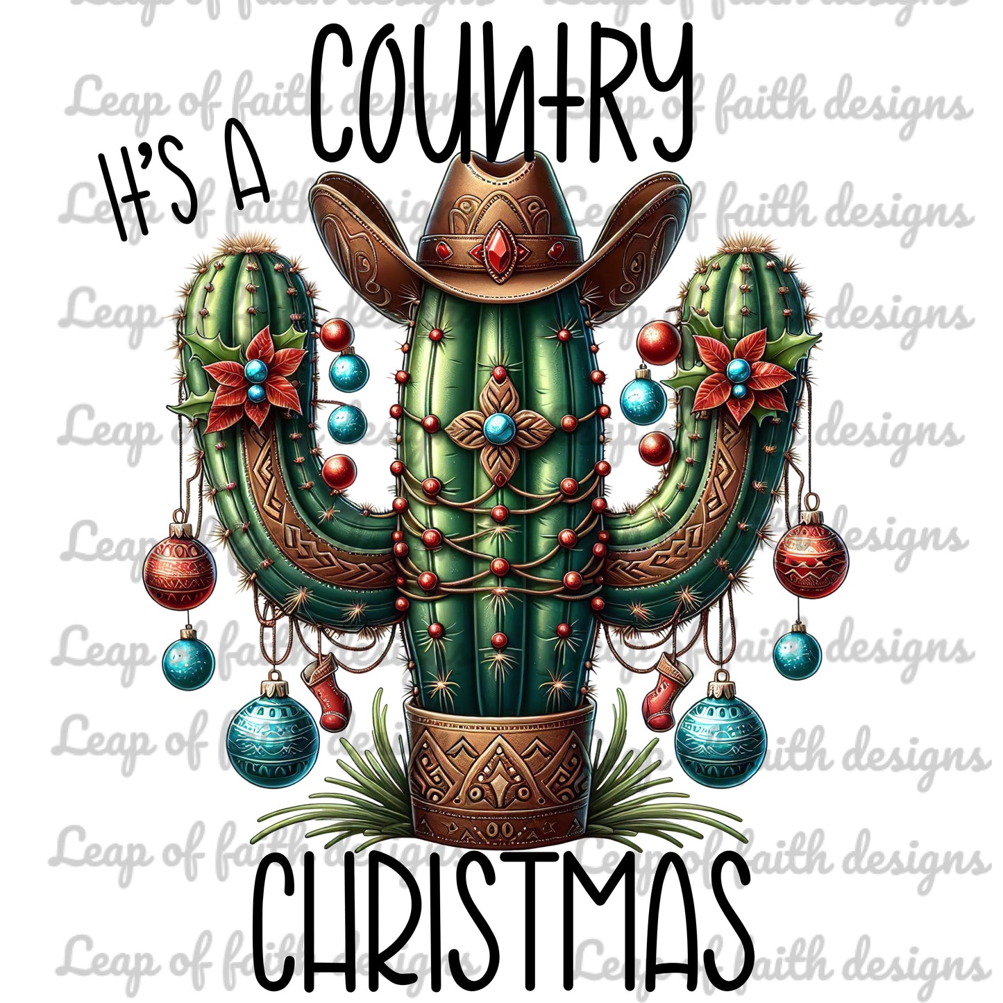 It’s a country Christmas