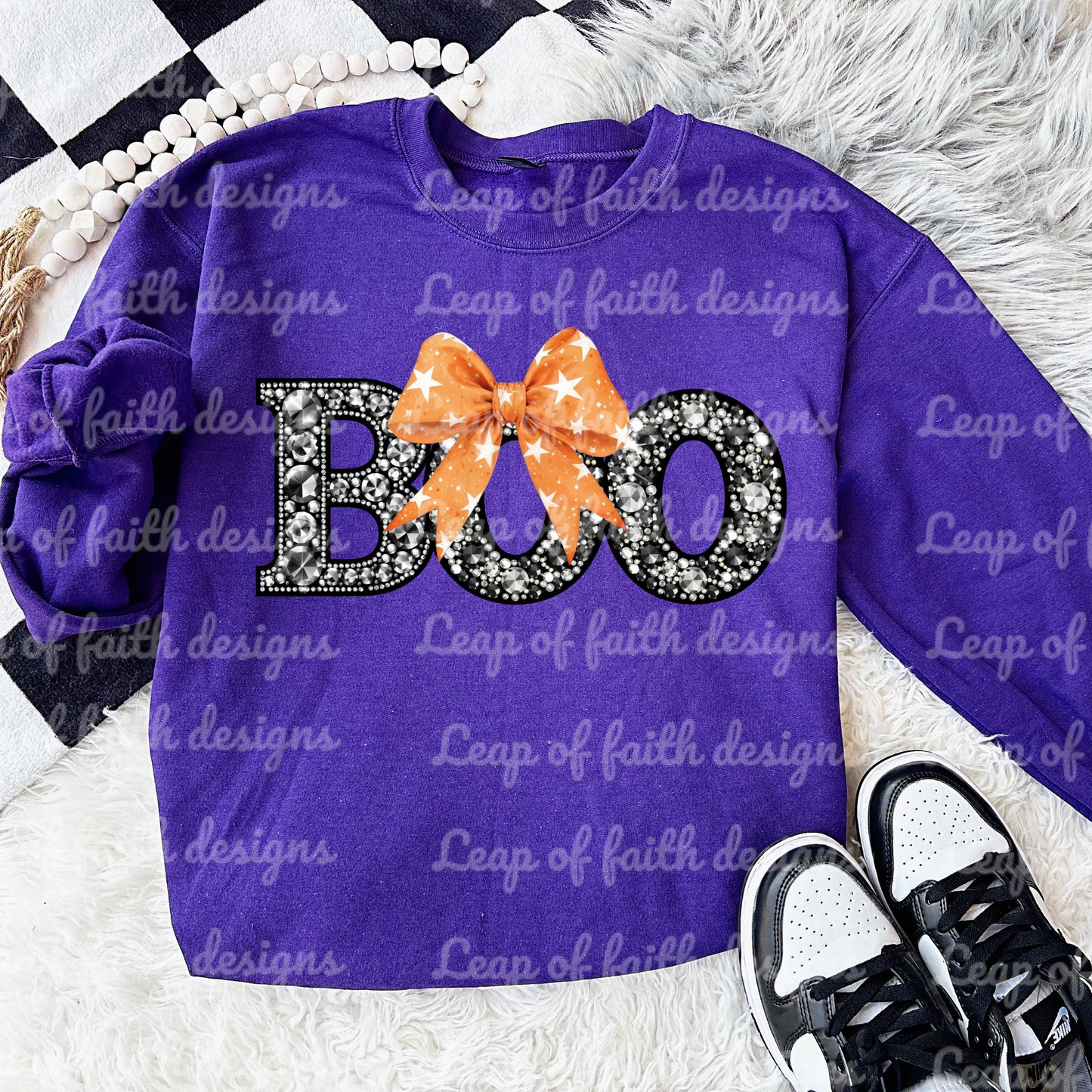 Faux rhinestone boo bundle