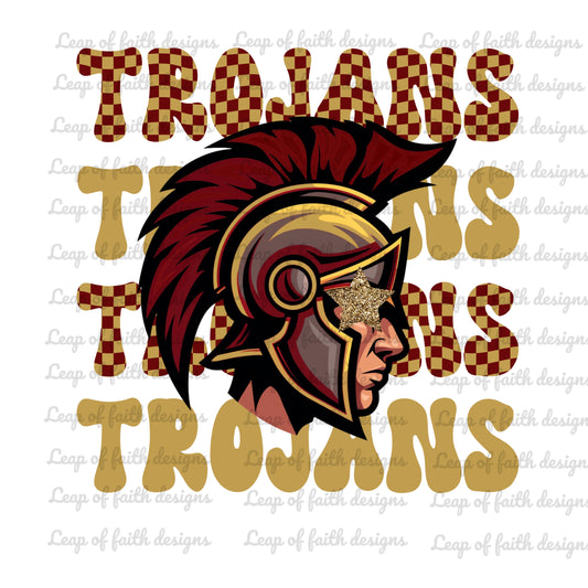 Trojans gold mascot