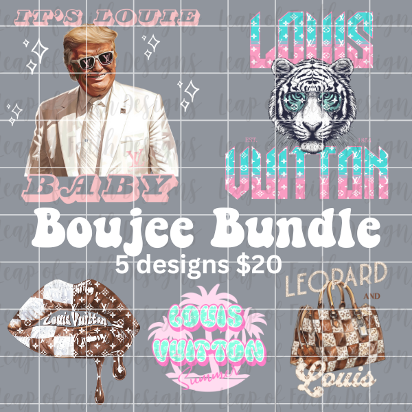 Boujee bundle-5 designs